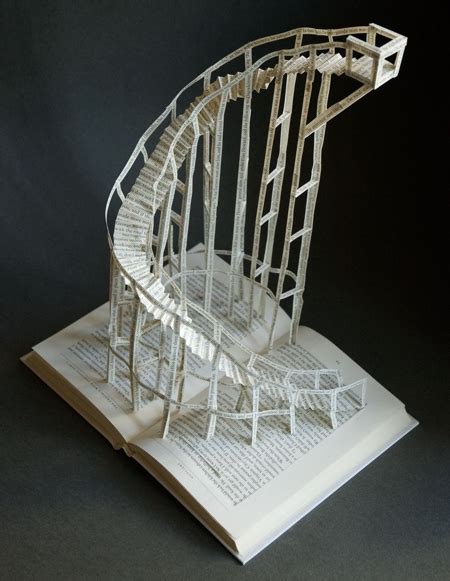 3D Book Pages Sculptures