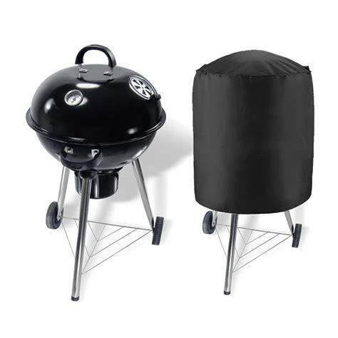 Large Size 70x70 / 77x58cm Round BBQ Grill Covers Gas Barbecue ...