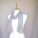 Textured Skinny Scarf With Eyelets and Drop Stitches, Knitting Pattern ...