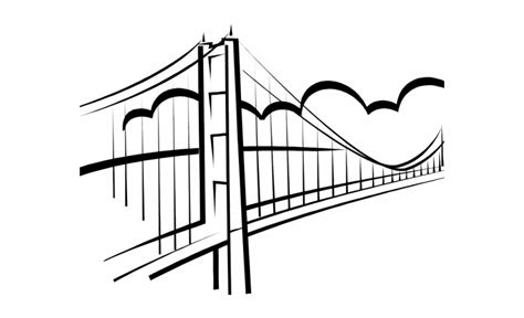 Bridge Cliparts Bridge Clipart Black And White Png - Clip Art Library