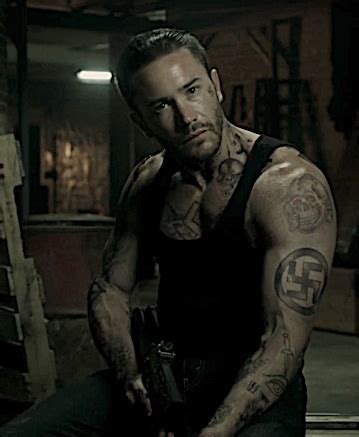 Tom Pelphrey as Kurt Bunker in Banshee (tats are for character only ...