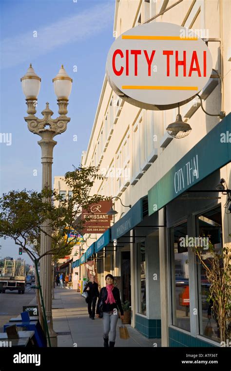 Fair Oaks Avenue, Old Pasadena Historic District, Los Angeles County ...