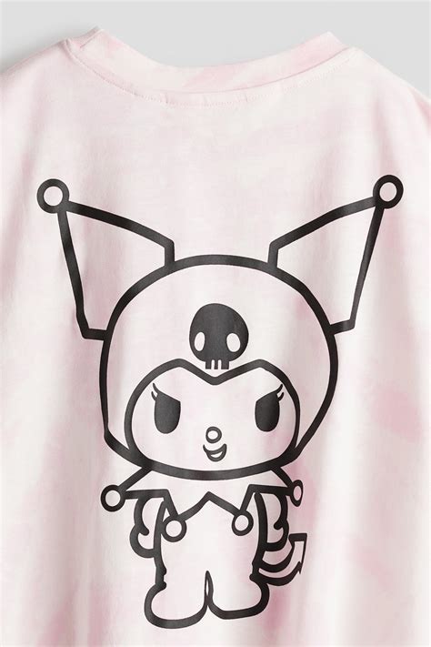 Printed T-shirt - Light pink/Kuromi - Kids | H&M US