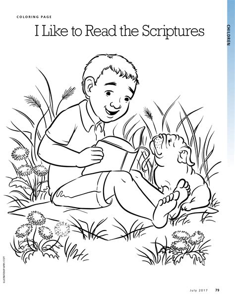 Liahona Coloring Page Coloring Pages