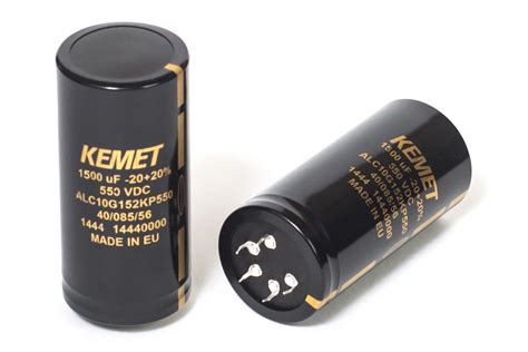 KEMET Introduces High Voltage Snap-In Aluminum Electrolytic Capacitors