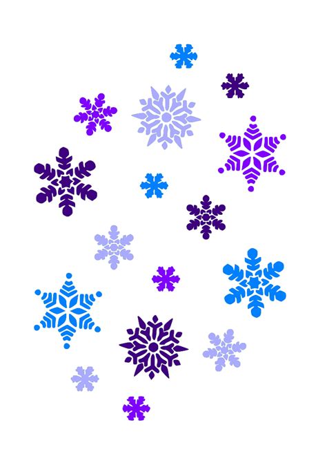 Falling Snowflake Clip Art Images & Pictures - Becuo