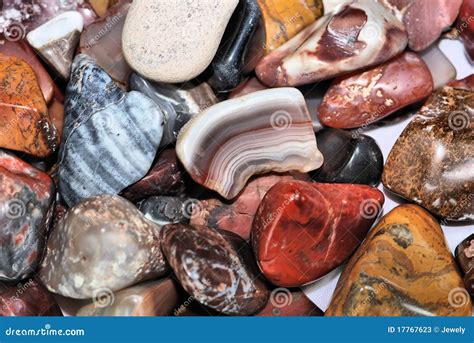 Polished rocks stock image. Image of macro, colors, mineral - 17767623