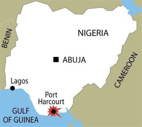 Port Harcourt Nigeria Map | Cities And Towns Map