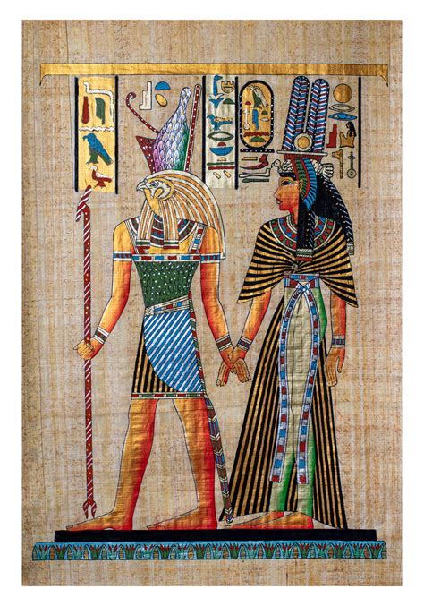 Papyrus Egypt Original Hand Painted Painting. - weeklybangalee.com