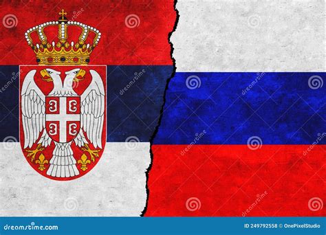 Serbia and Russia stock illustration. Illustration of background ...