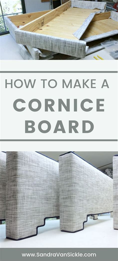 Learn how to make a Cornice Board with this detailed video tutorial. Cornice boards a… | Cornice ...