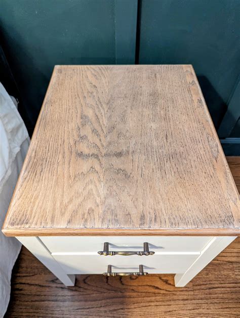 White Farmhouse Nightstand - Knot Too Shabby Furnishings