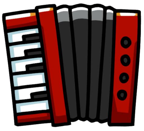 Red Accordion PNG Photo | PNG Mart