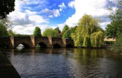 Bakewell Bridge - Over The River Wye - Peak District - England Photograph by Doc Braham | Fine ...