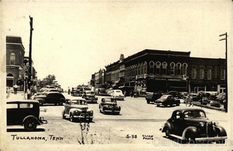 Street Scene Tullahoma, TN Postcard