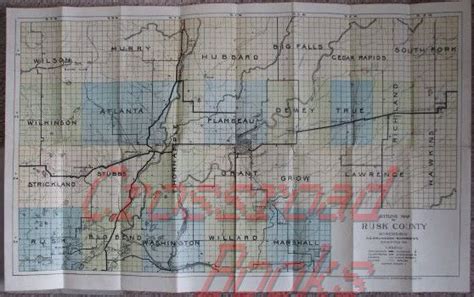 Map of Rusk County Wisconsin [1925]