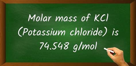 KCl (Potassium chloride) Molar Mass (With Calculations)