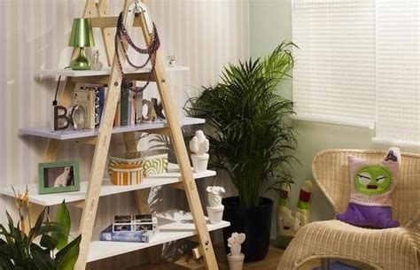 DIY ladder shelf ideas - Easy ways to reuse an old ladder at home