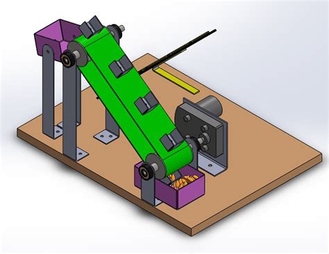 Design and Fabrication of Bucket Conveyor System | Nevon Projects