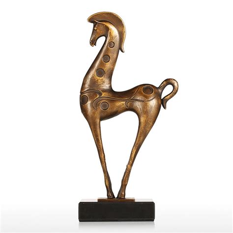 Gold Horse Sculpture Horse Home Decor & Gifts For Horse Lovers – Sweet Home Make | Horse ...