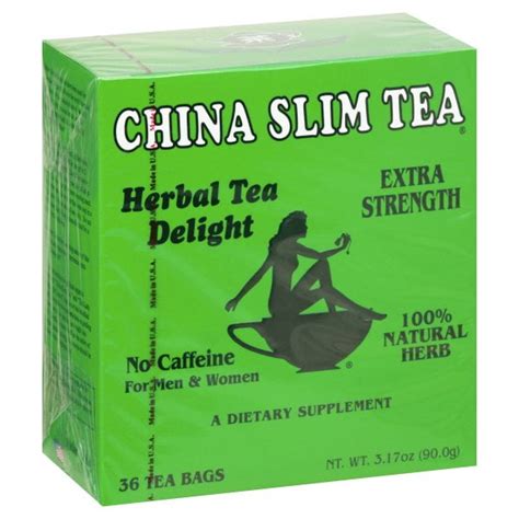 China Slim Tea Dieter's Delight 36 TEA BAGS NET WT 3.17 OZ (90 g) - Walmart.com - Walmart.com