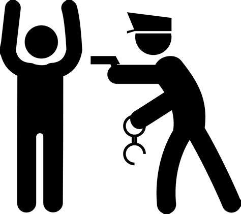 Arresting Man Png Icon - Cops And Robbers Icon Clipart - Full Size Clipart (#1453178) - PinClipart