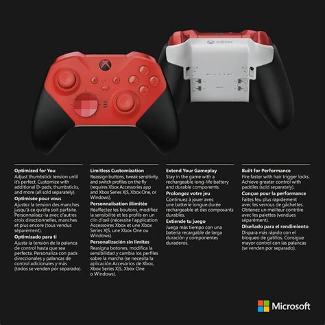 Xbox Elite Wireless Controller Series 2 Core Red Level Up