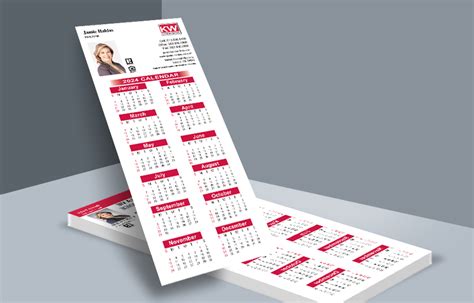 Keller Williams Real Estate Business Card Calendar Magnets