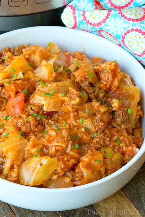 Instant Pot Stuffed Cabbage Casserole - Ninja Foodi