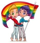 Rainbow Cartoon Stock Vector Illustration And Royalty Free Rainbow Cartoon Clipart | Funny ...