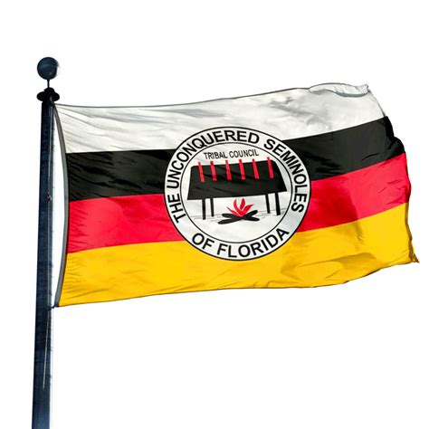 Seminole Tribe of Florida Nylon Flag (6 ft. x 10 ft.) | FlagandBanner.com