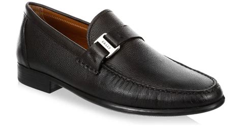 Bally Colbar Leather Loafers in Black for Men | Lyst