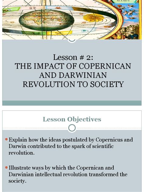 Lesson 2 The Impact of Copernican and Darwinian Revolution To Society | PDF | Science ...