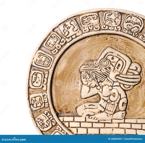 Mayan Calendar. stock image. Image of hieroglyphics, calendar - 20860499