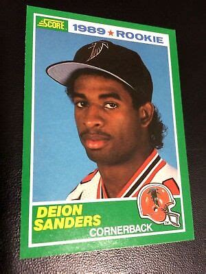 FOOTBALL CARD-OF "DEION SANDERS" (ROOKIE CARD)1989 SCORE-#246-RARE CARD-REDUCED- | eBay