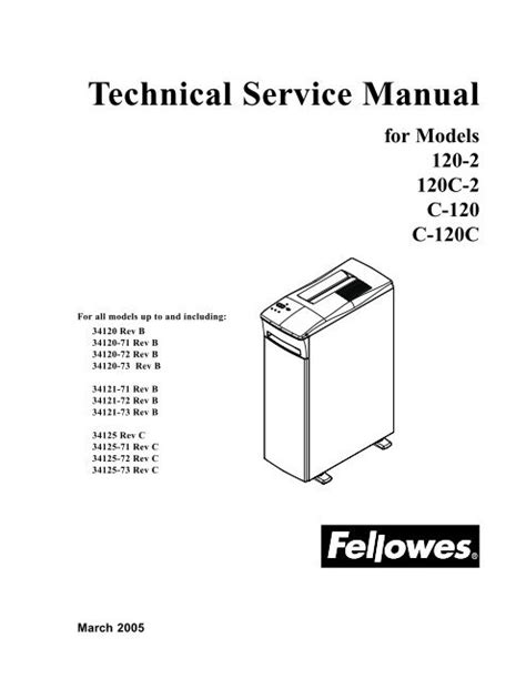 120-2/120C-2 Technical Service manual / 03-22-05 - Genius