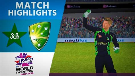 Pakistan Vs Australia | ICC Men's World T20 2016 | Highlights | Real ...