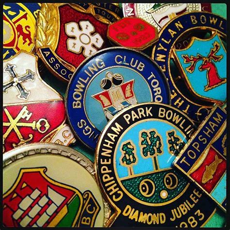 Love these... any big bowling club badge collectors out there? from ...