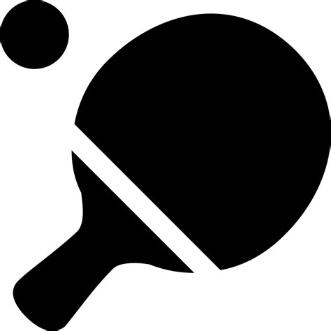 Ping Pong - Table Tennis Icon Png Clipart - Full Size Clipart (#5355934) - PinClipart