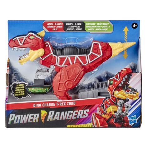 Buy Power Rangers Dino Charge T-Rex Zord Toy Inspired by Special Beast Morphers Episode Red ...