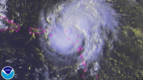 Hurricane Gonzalo Strengthens Off British Virgin Islands