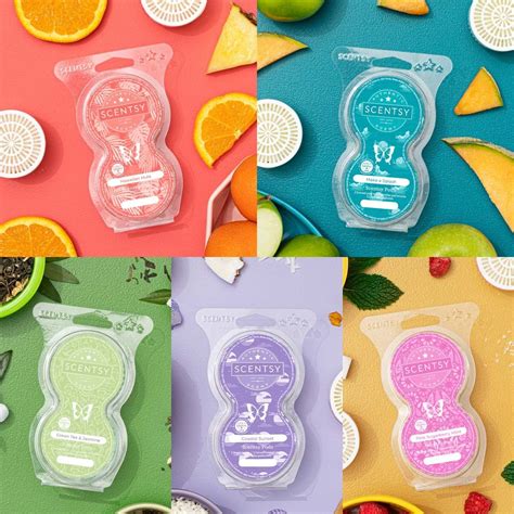 New Scentsy Pod fragrances Scentsy Pods are now available in Coastal Sunset, Green Tea & Jasmine ...