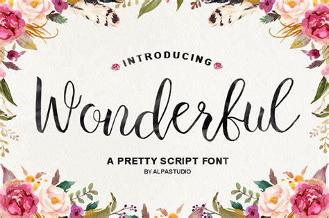 Wonderful Font by Youngtype - Creative Fabrica