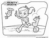 Rusty Rivets Coloring Pages At GetDrawings  Free Download sketch template