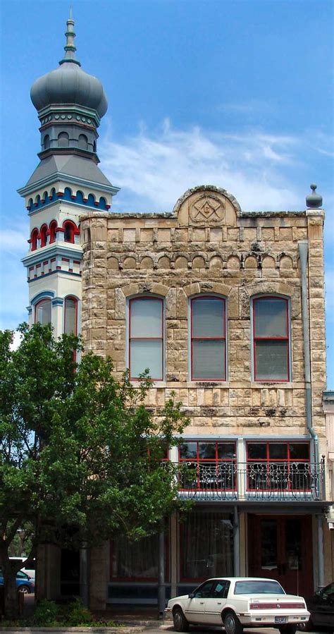 Georgetown Texas Historic old buildings Main Street