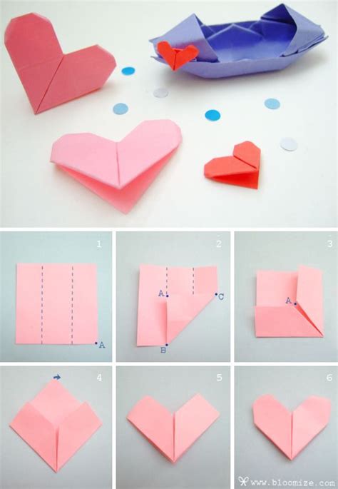 Origami Heart Letter Fold – All in Here