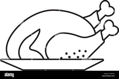 food chicken cartoon Stock Vector Image & Art - Alamy