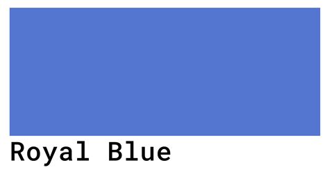 Royal Blue Color Codes - The Hex, RGB and CMYK Values That You Need