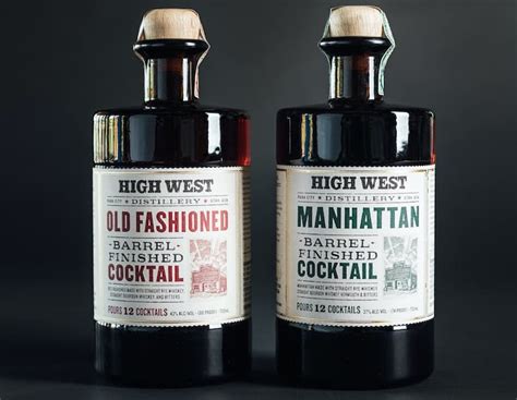 High West Brings Two New Bottled Whiskey Cocktails To Market - The Whiskey Wash