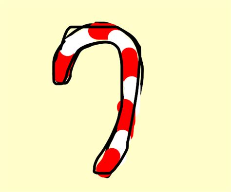 Candy Cane Logo - Drawception